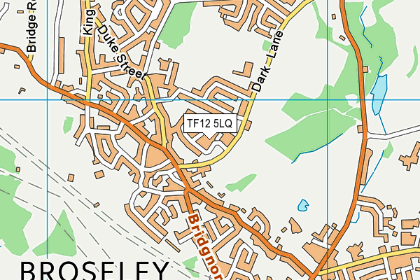 TF12 5LQ map - OS VectorMap District (Ordnance Survey)