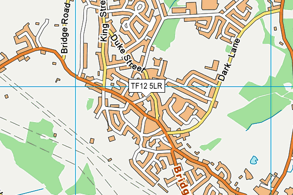 TF12 5LR map - OS VectorMap District (Ordnance Survey)