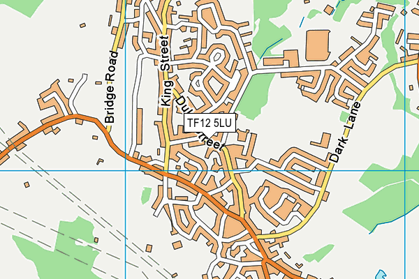 TF12 5LU map - OS VectorMap District (Ordnance Survey)