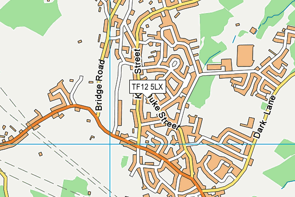 TF12 5LX map - OS VectorMap District (Ordnance Survey)