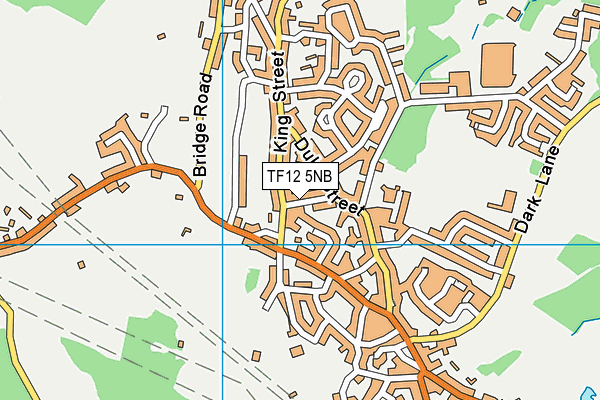 TF12 5NB map - OS VectorMap District (Ordnance Survey)