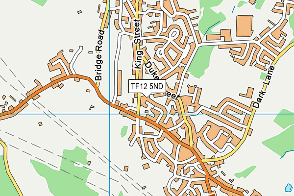 TF12 5ND map - OS VectorMap District (Ordnance Survey)