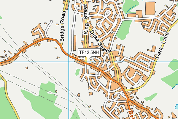 TF12 5NH map - OS VectorMap District (Ordnance Survey)