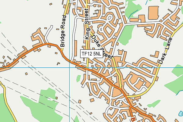 TF12 5NL map - OS VectorMap District (Ordnance Survey)