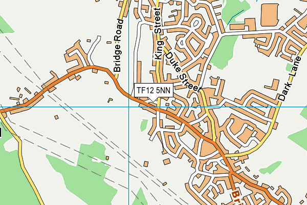 TF12 5NN map - OS VectorMap District (Ordnance Survey)