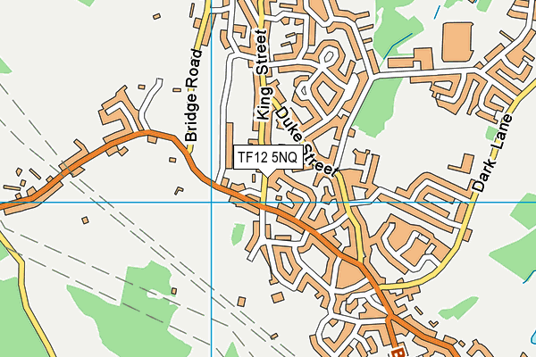 TF12 5NQ map - OS VectorMap District (Ordnance Survey)