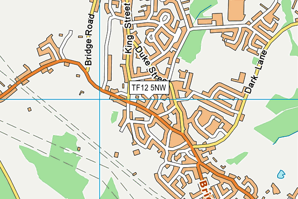 TF12 5NW map - OS VectorMap District (Ordnance Survey)