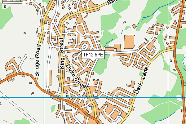 TF12 5PE map - OS VectorMap District (Ordnance Survey)