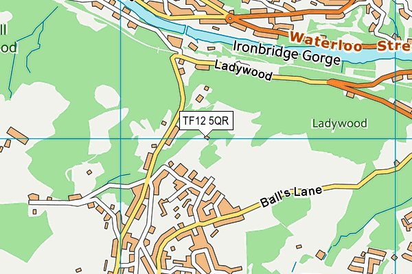 TF12 5QR map - OS VectorMap District (Ordnance Survey)