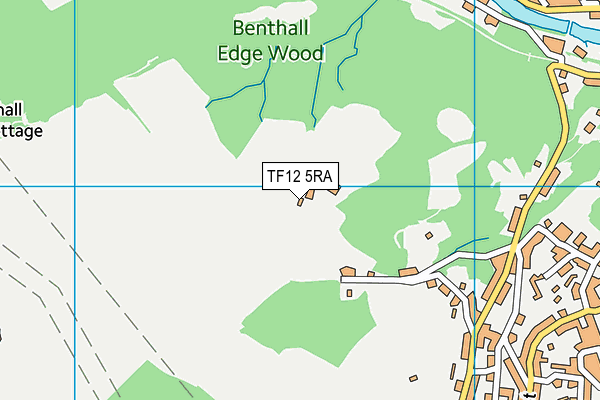 TF12 5RA map - OS VectorMap District (Ordnance Survey)