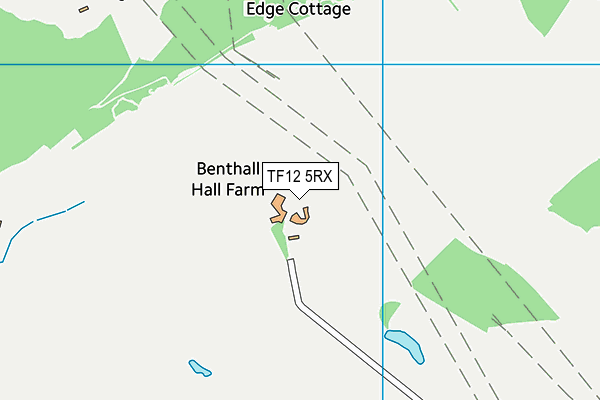 TF12 5RX map - OS VectorMap District (Ordnance Survey)