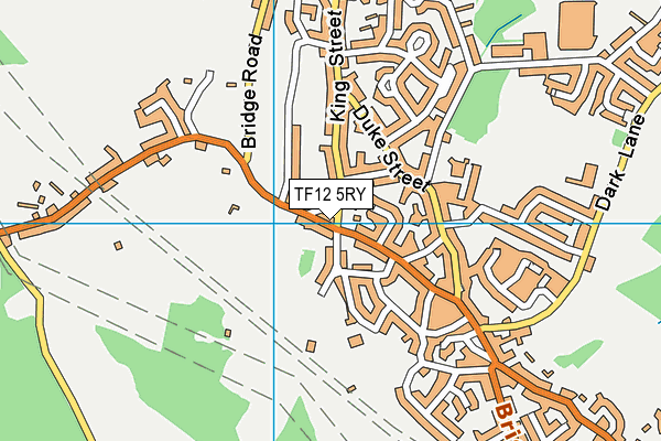 TF12 5RY map - OS VectorMap District (Ordnance Survey)