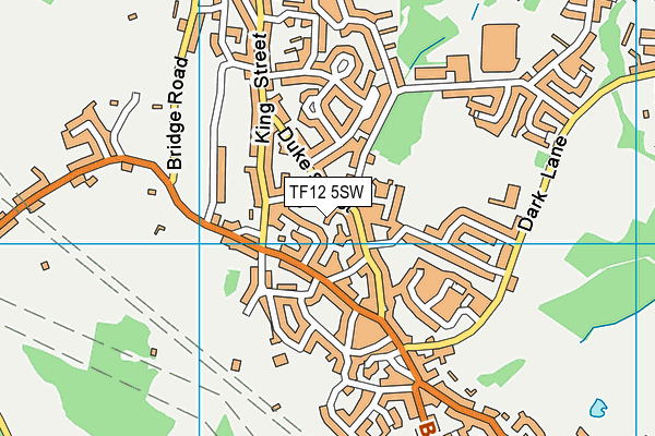 TF12 5SW map - OS VectorMap District (Ordnance Survey)