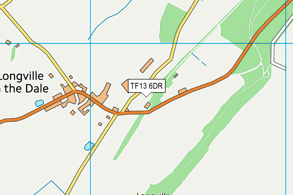TF13 6DR map - OS VectorMap District (Ordnance Survey)
