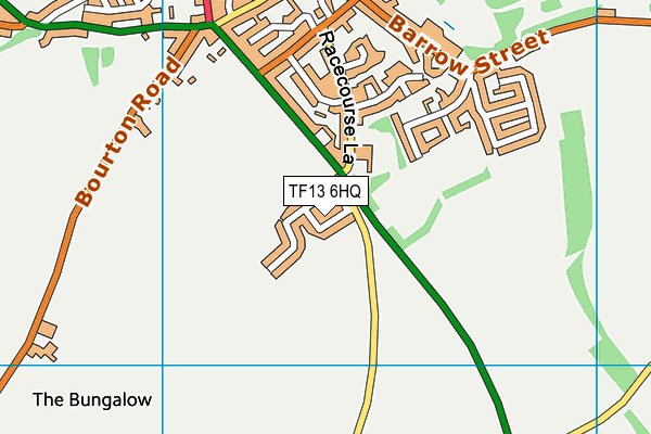 TF13 6HQ map - OS VectorMap District (Ordnance Survey)