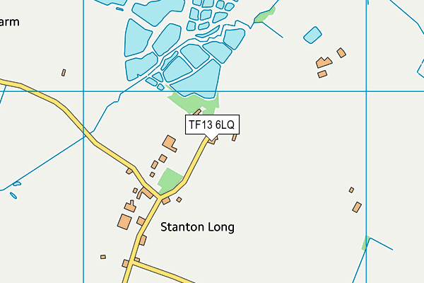 TF13 6LQ map - OS VectorMap District (Ordnance Survey)