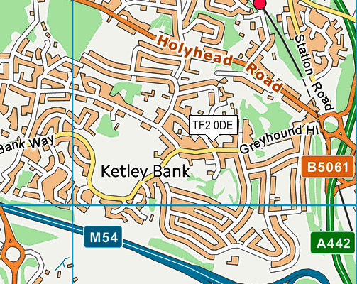 TF2 0DE map - OS VectorMap District (Ordnance Survey)