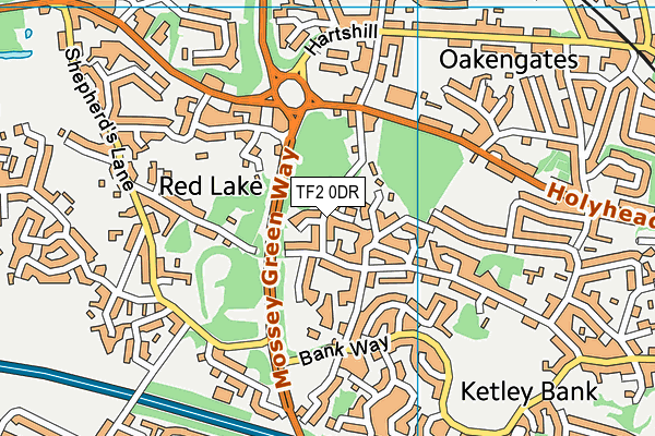 TF2 0DR map - OS VectorMap District (Ordnance Survey)