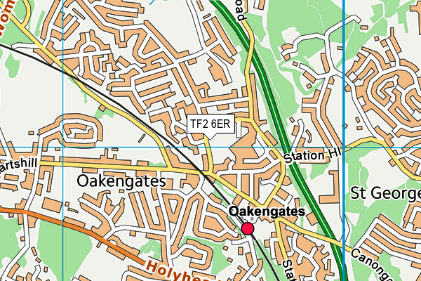 TF2 6ER map - OS VectorMap District (Ordnance Survey)