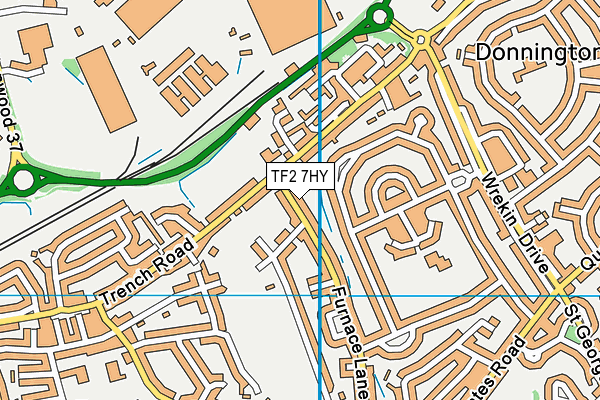 TF2 7HY map - OS VectorMap District (Ordnance Survey)