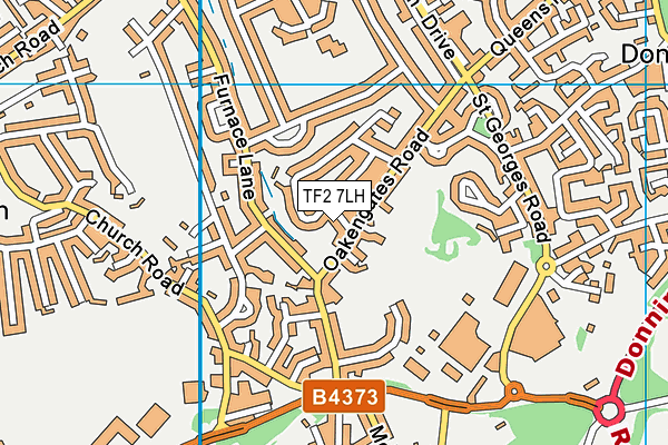 TF2 7LH map - OS VectorMap District (Ordnance Survey)