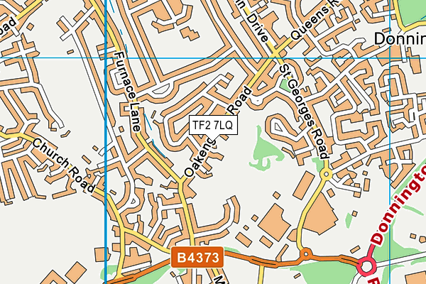 TF2 7LQ map - OS VectorMap District (Ordnance Survey)