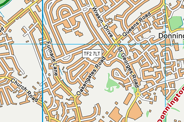 TF2 7LT map - OS VectorMap District (Ordnance Survey)