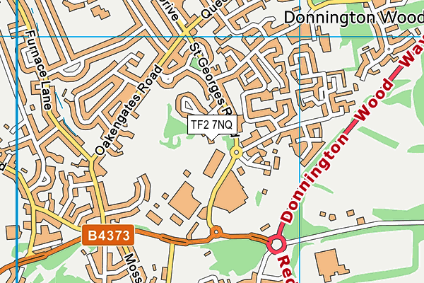TF2 7NQ map - OS VectorMap District (Ordnance Survey)