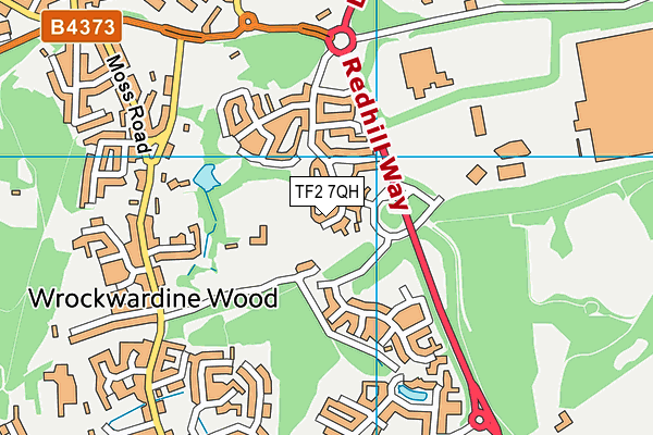 TF2 7QH map - OS VectorMap District (Ordnance Survey)