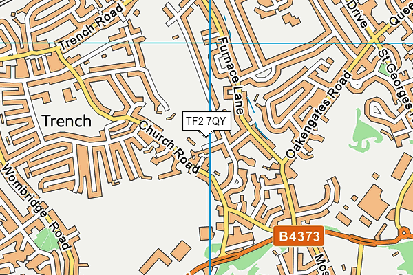 TF2 7QY map - OS VectorMap District (Ordnance Survey)