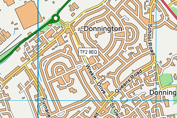 TF2 8EQ map - OS VectorMap District (Ordnance Survey)