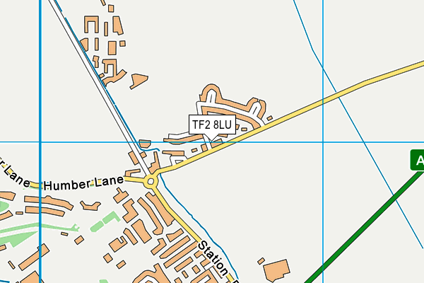 TF2 8LU map - OS VectorMap District (Ordnance Survey)