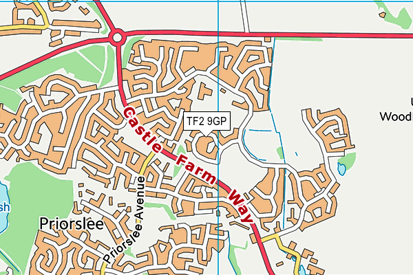 Map of WREKIN MEDIA LIMITED at district scale