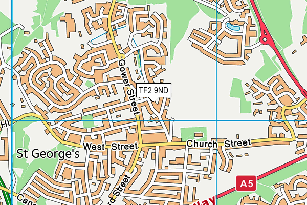 TF2 9ND map - OS VectorMap District (Ordnance Survey)