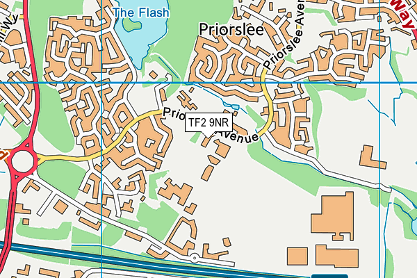 TF2 9NR map - OS VectorMap District (Ordnance Survey)