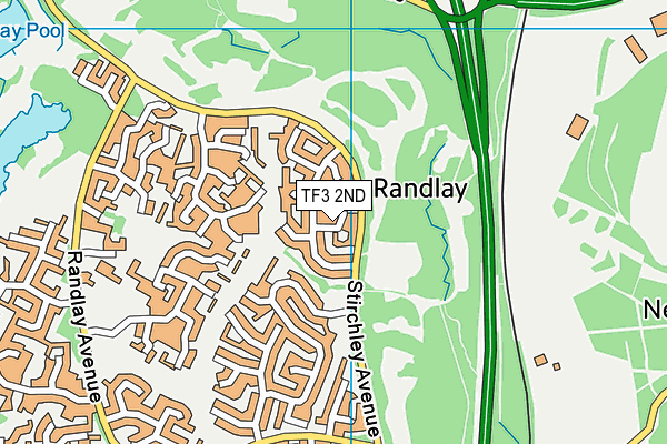 TF3 2ND map - OS VectorMap District (Ordnance Survey)