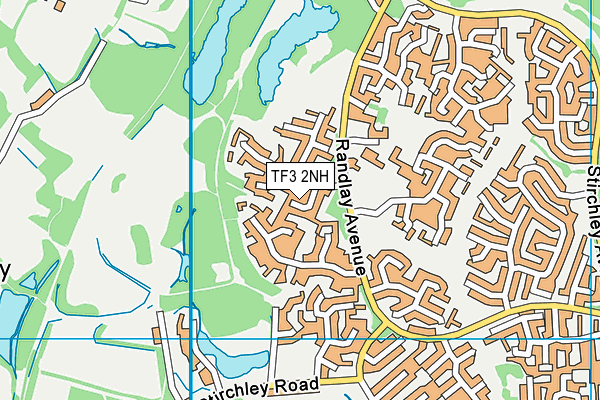 TF3 2NH map - OS VectorMap District (Ordnance Survey)