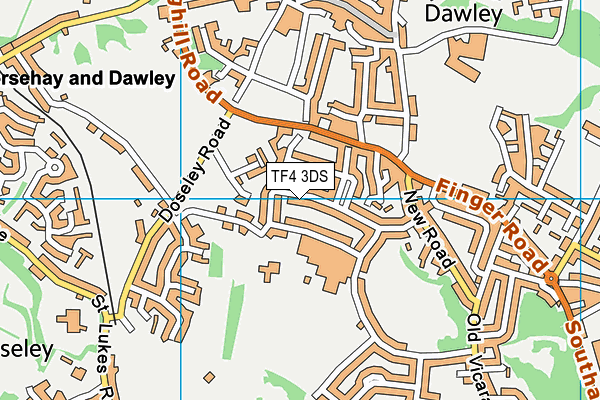 TF4 3DS map - OS VectorMap District (Ordnance Survey)