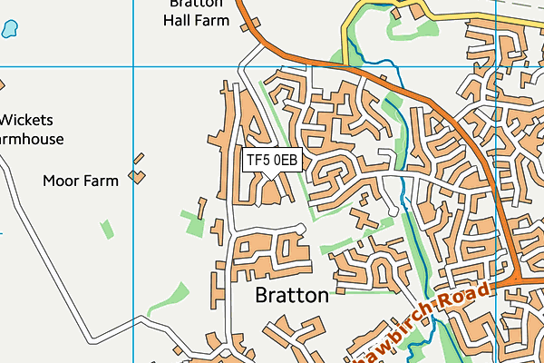 TF5 0EB map - OS VectorMap District (Ordnance Survey)