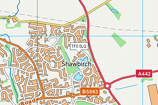 TF5 0LQ map - OS VectorMap District (Ordnance Survey)