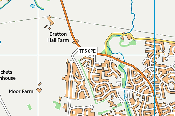 TF5 0PE map - OS VectorMap District (Ordnance Survey)