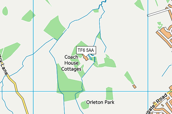 TF6 5AA map - OS VectorMap District (Ordnance Survey)