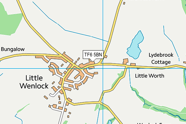 TF6 5BN map - OS VectorMap District (Ordnance Survey)