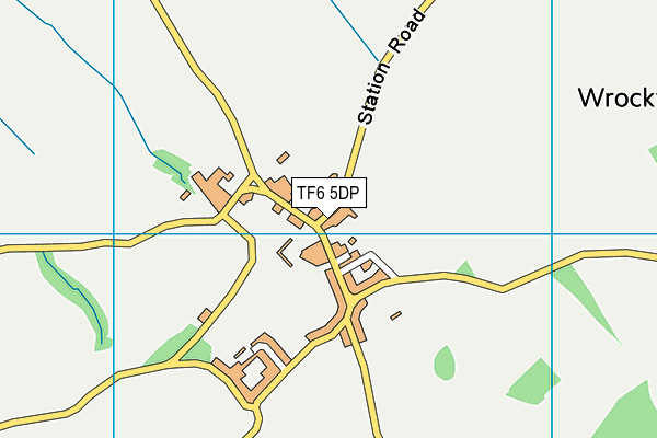 TF6 5DP map - OS VectorMap District (Ordnance Survey)