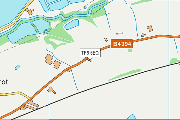 TF6 5EQ map - OS VectorMap District (Ordnance Survey)