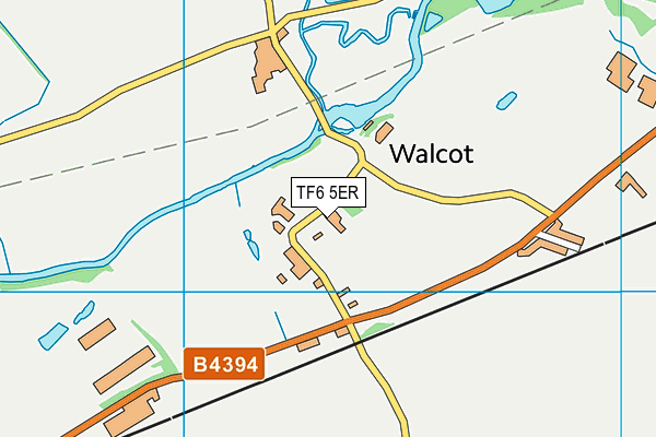 TF6 5ER map - OS VectorMap District (Ordnance Survey)