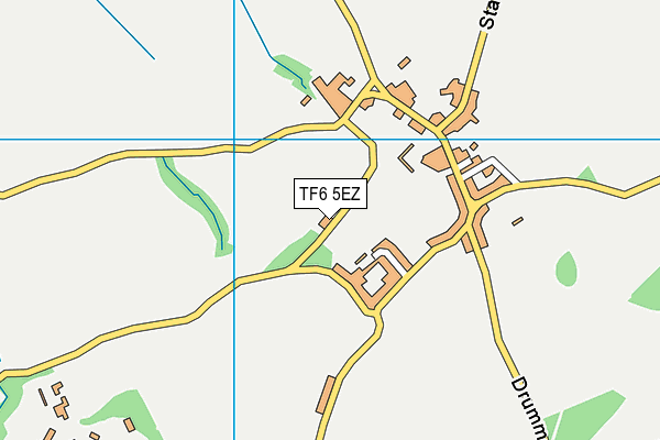 TF6 5EZ map - OS VectorMap District (Ordnance Survey)