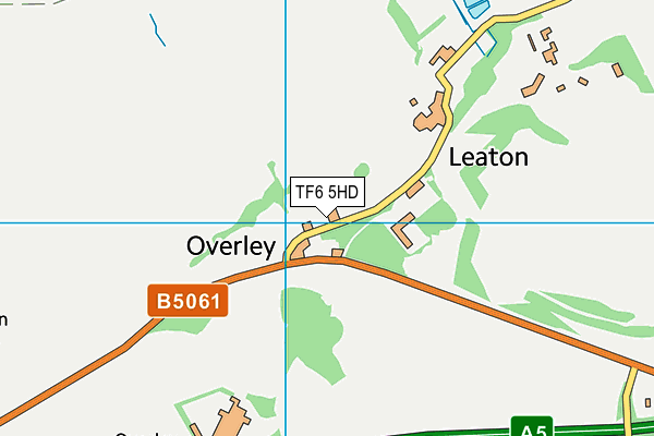 TF6 5HD map - OS VectorMap District (Ordnance Survey)