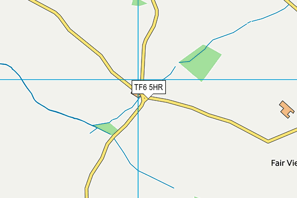 TF6 5HR map - OS VectorMap District (Ordnance Survey)