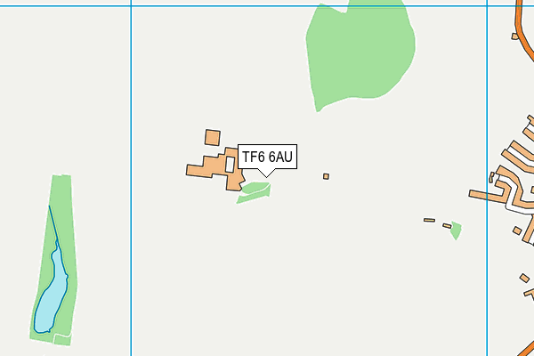 TF6 6AU map - OS VectorMap District (Ordnance Survey)